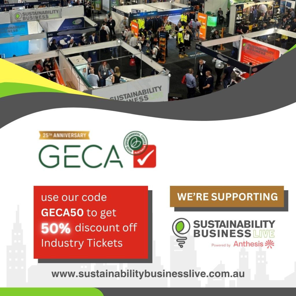 GECA Supporting Partners of Sustainability Business Live