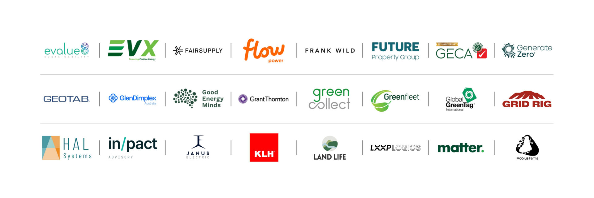 Past exhibitors at Sustainability Business Live
