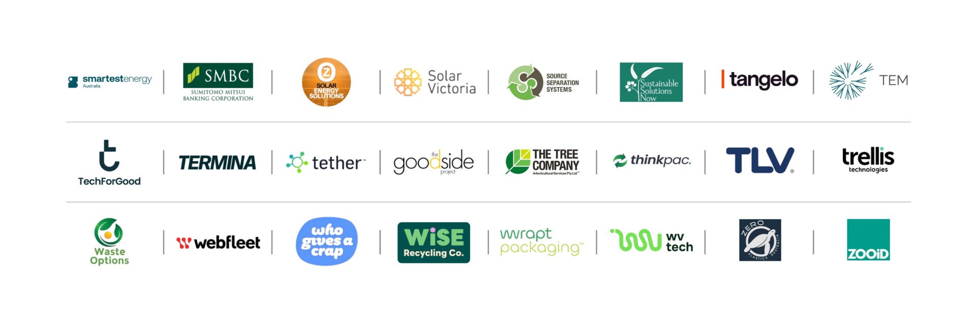 Past exhibitors at Sustainability Business Live